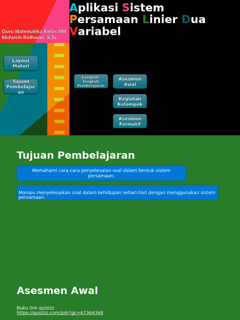 Materi SPLDV Kelas 8 PDF | PDF