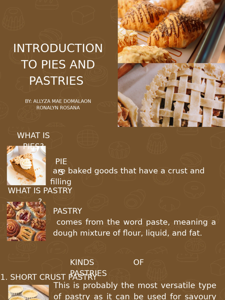 Essential Guide to Pies and Pastries | PDF | Pudding | Breads