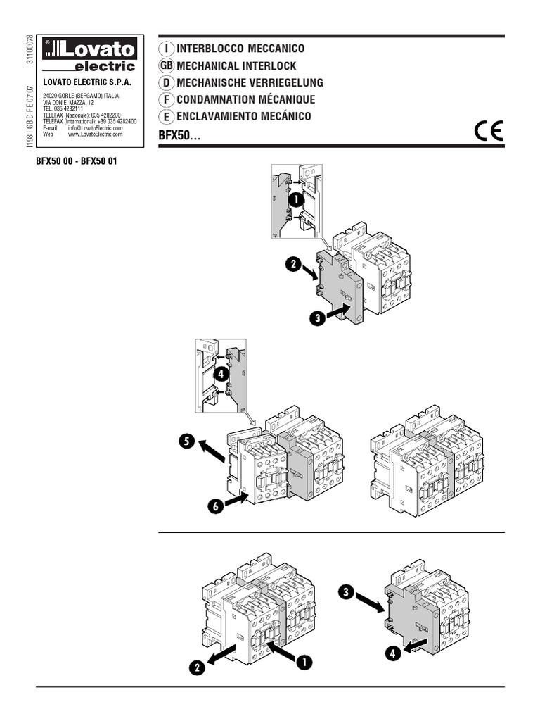 Mechanical Interlock Overview Guide | PDF