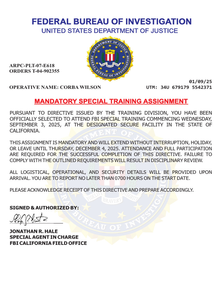 Mandatory Special Training Assignment | PDF