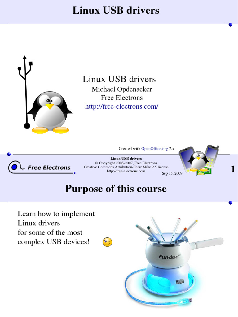 Linux USB Driver Development Guide | PDF | Computer Hardware | Computing