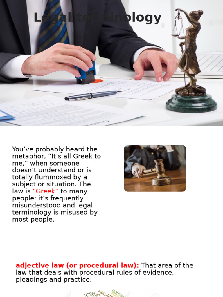 Legal Terminology | PDF