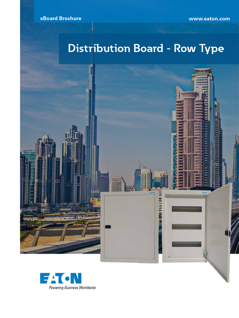 Eaton Row Type Distribution Boards | PDF