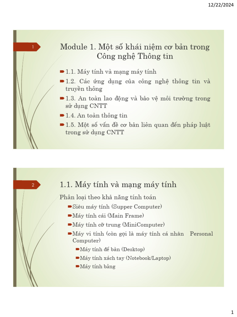 Module 1 | PDF