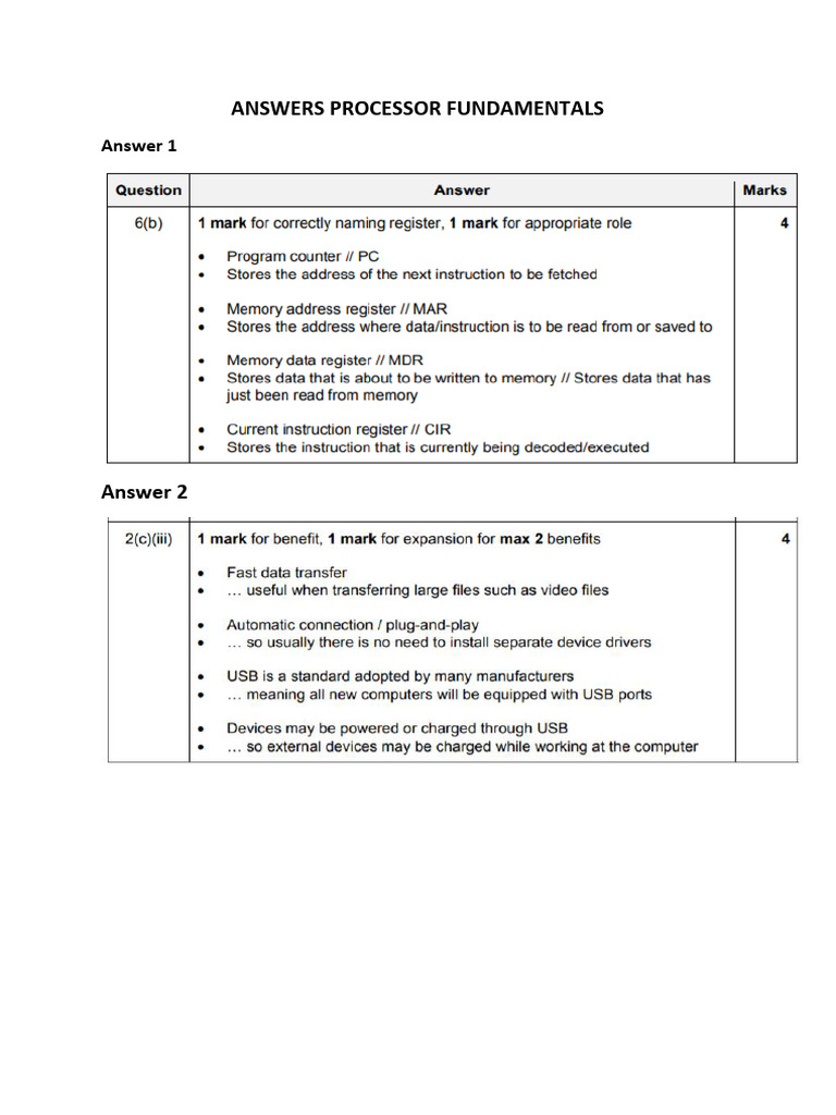 Answers | PDF