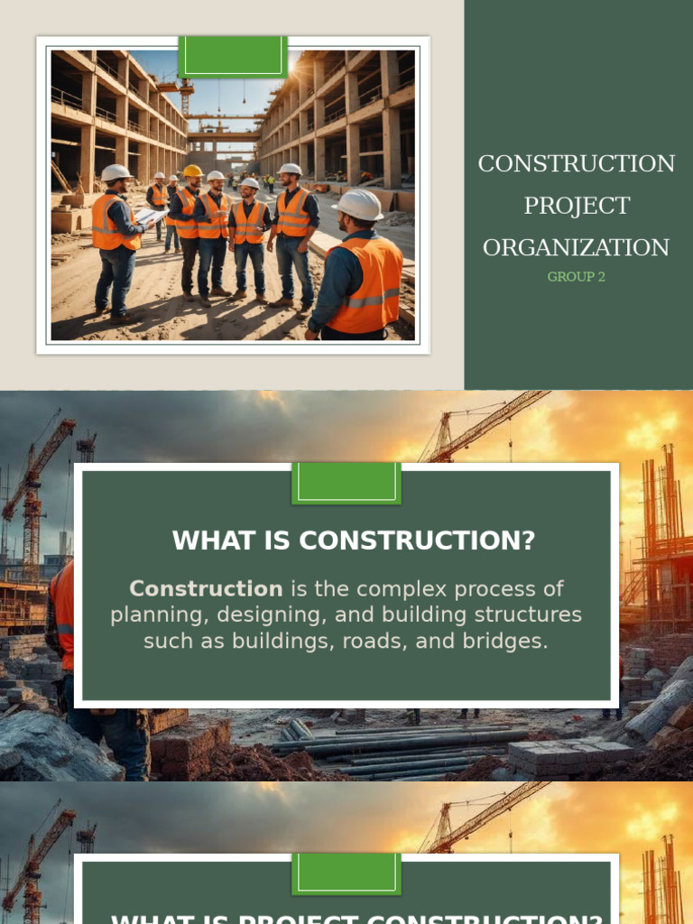 Construction Project Organization Guide | PDF | Construction Management ...