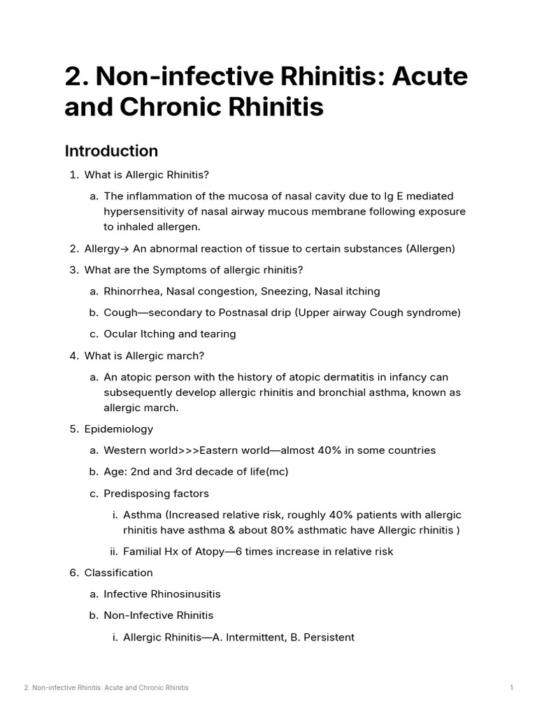 Understanding Allergic Rhinitis | PDF | Allergy | Allergen