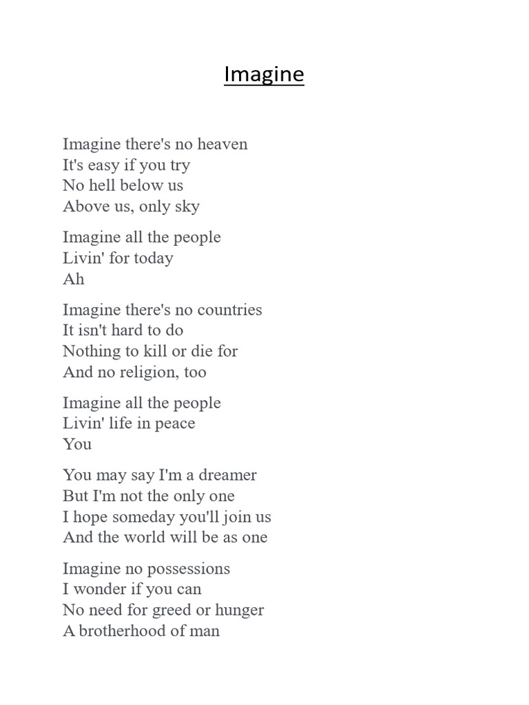 Imagine | PDF