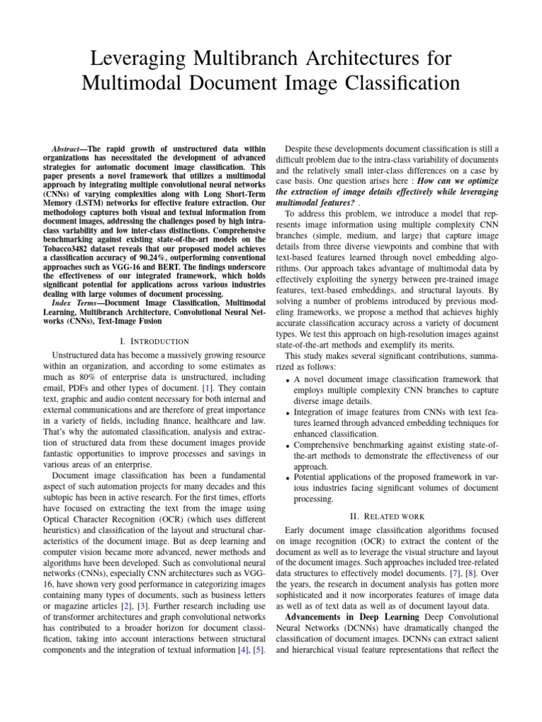 Multimodal Document Image Classification | PDF | Computer Vision ...