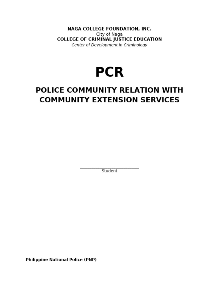 Police Community Relations Overview | PDF | Police | Corruption