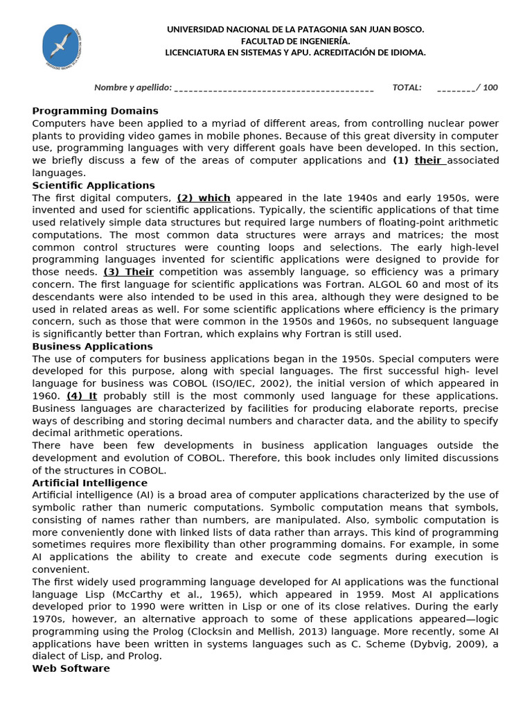 Programming Domains Overview | PDF | Computer Programming | Programming ...