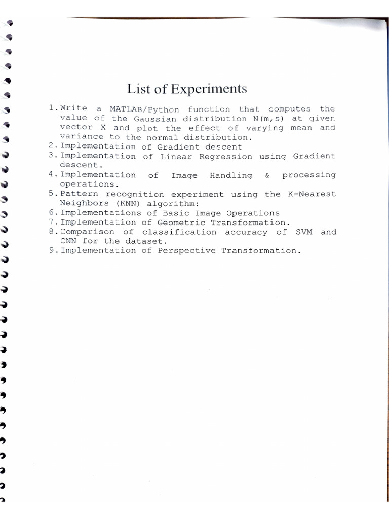 Gaussian Distribution and Gradient Descent Implementations | PDF ...
