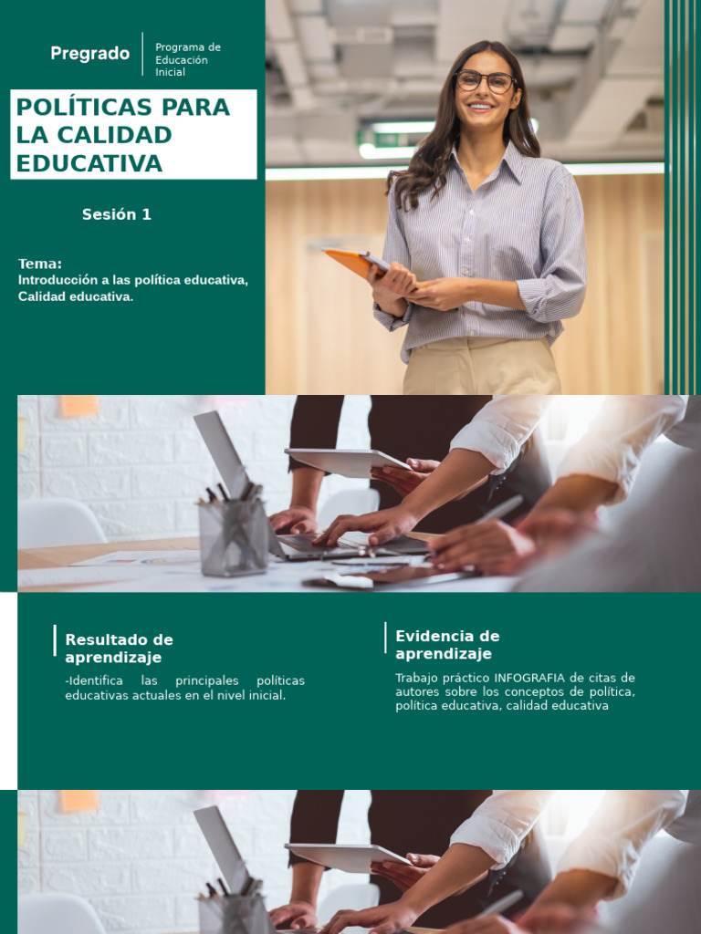 Políticas Educativas y Calidad en Perú | PDF | Educación de la primera ...