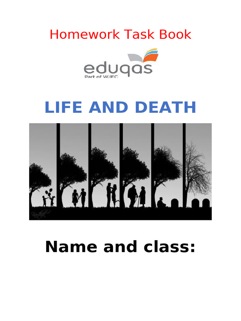 Life and Death Homework Task Book | PDF | Death | Hell