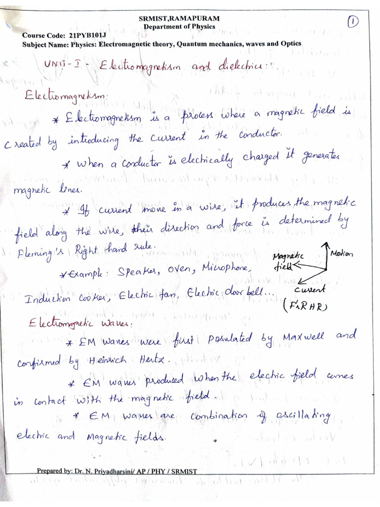 EMT Unit I | PDF
