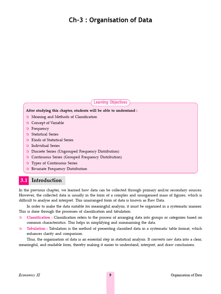 Data Classification and Tabulation Methods | PDF | Probability ...