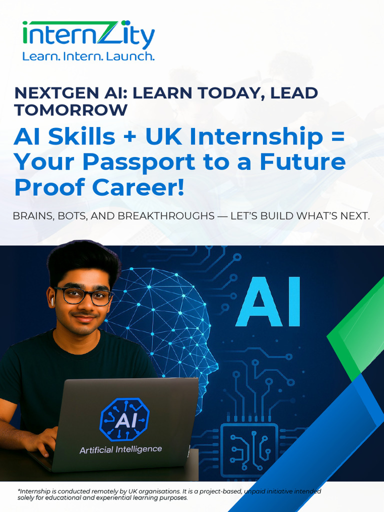 Remote UK AI Internship Program | PDF | Artificial Intelligence ...