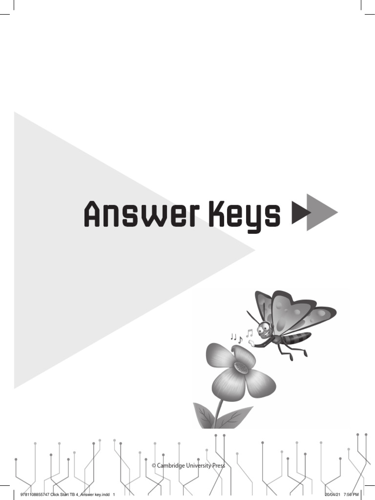 Click Start 4 Answer Key | PDF | Computer Data Storage | Random Access ...