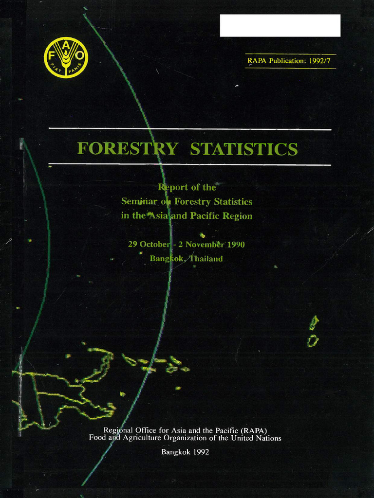 Forest Y Statistics: Seminiar. o Forestry Statistics | PDF