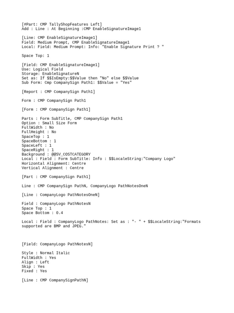 CMP Signature and Invoice Customization | PDF | Computing
