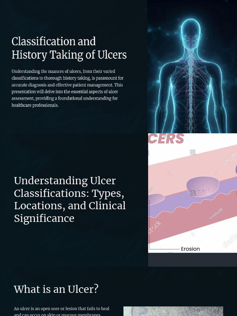 Ulcer Classifications and Diagnosis Guide | PDF | Stomach | Wound