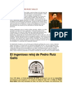 El ingenioso reloj de Pedro Ruiz Gallo
