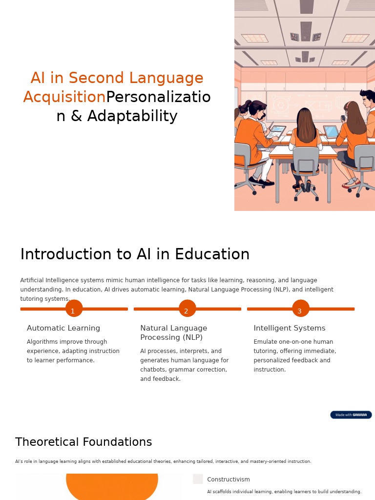 AI in Second Language Learning Strategies | PDF | Artificial ...