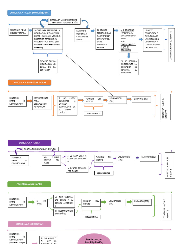 Proceso de Ejecución de Sentencias Firmes | PDF | Liquidación | Ley Pública