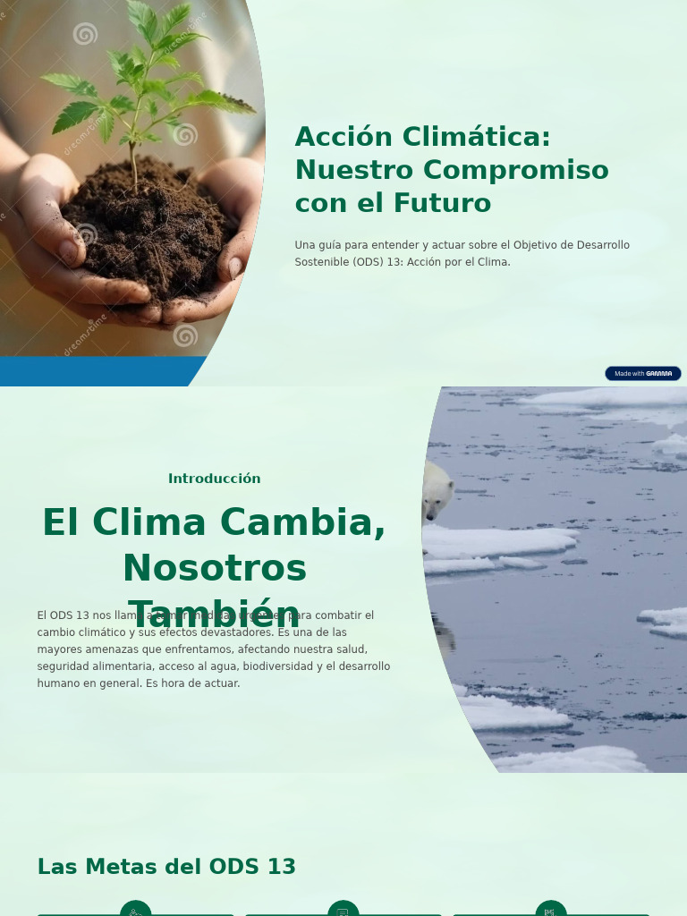 Guía ODS 13: Acción por el Clima | PDF | Sustentabilidad | Energía ...