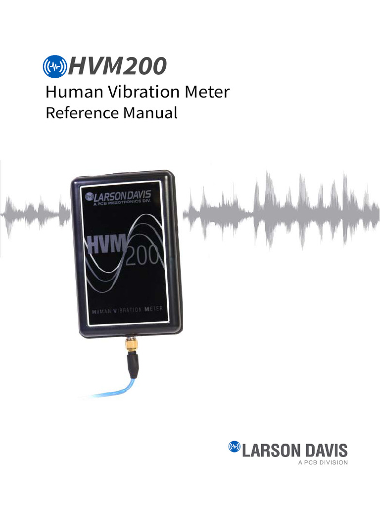 HVM200 Human Vibration Meter Manual | PDF | Wi Fi | Mobile App