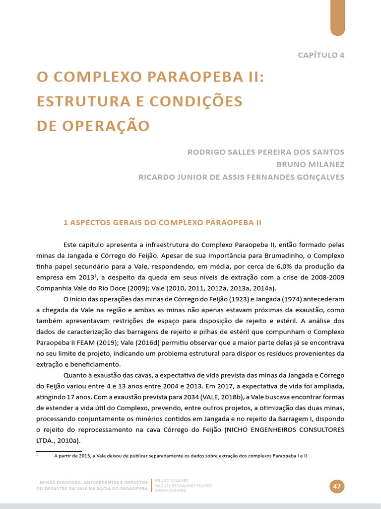 O Complexo Paraopeba II | PDF | Barragem