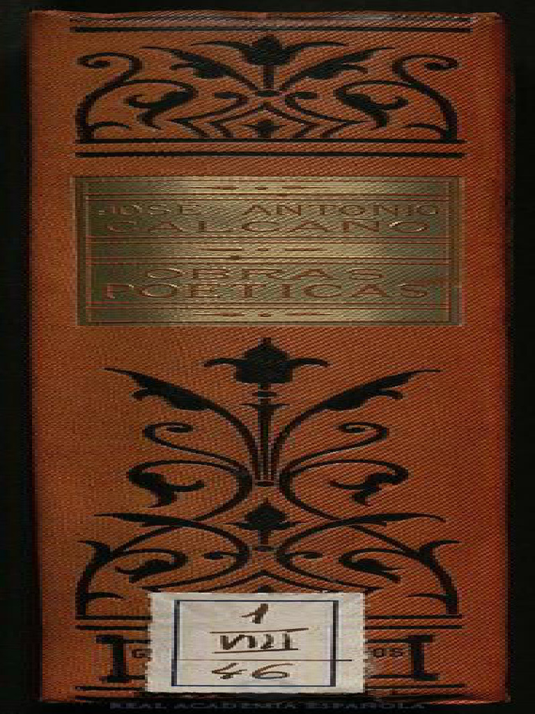Poesía de Julio Calcaño | PDF