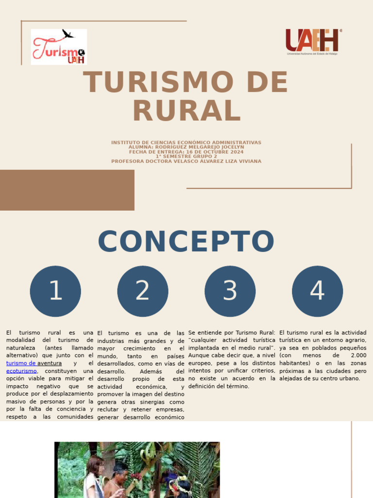 Turismo Rural: Actividades y Beneficios | PDF | Turismo | Área rural