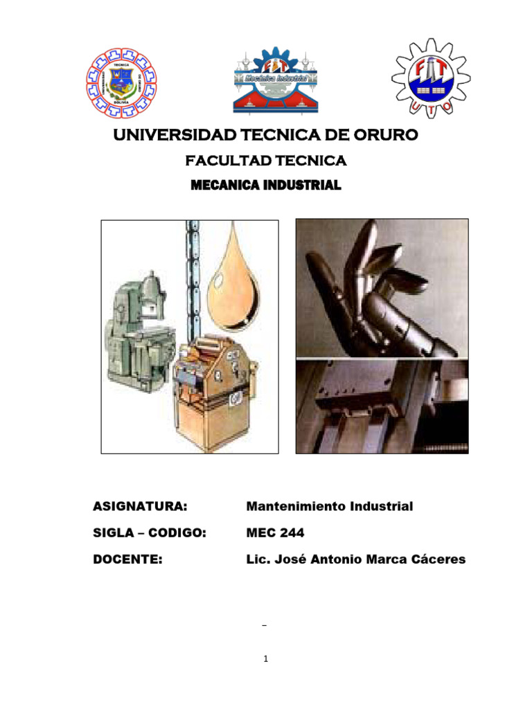 Texto Est. 244 Mantto Ind. | PDF | Ingeniería de confiabilidad ...