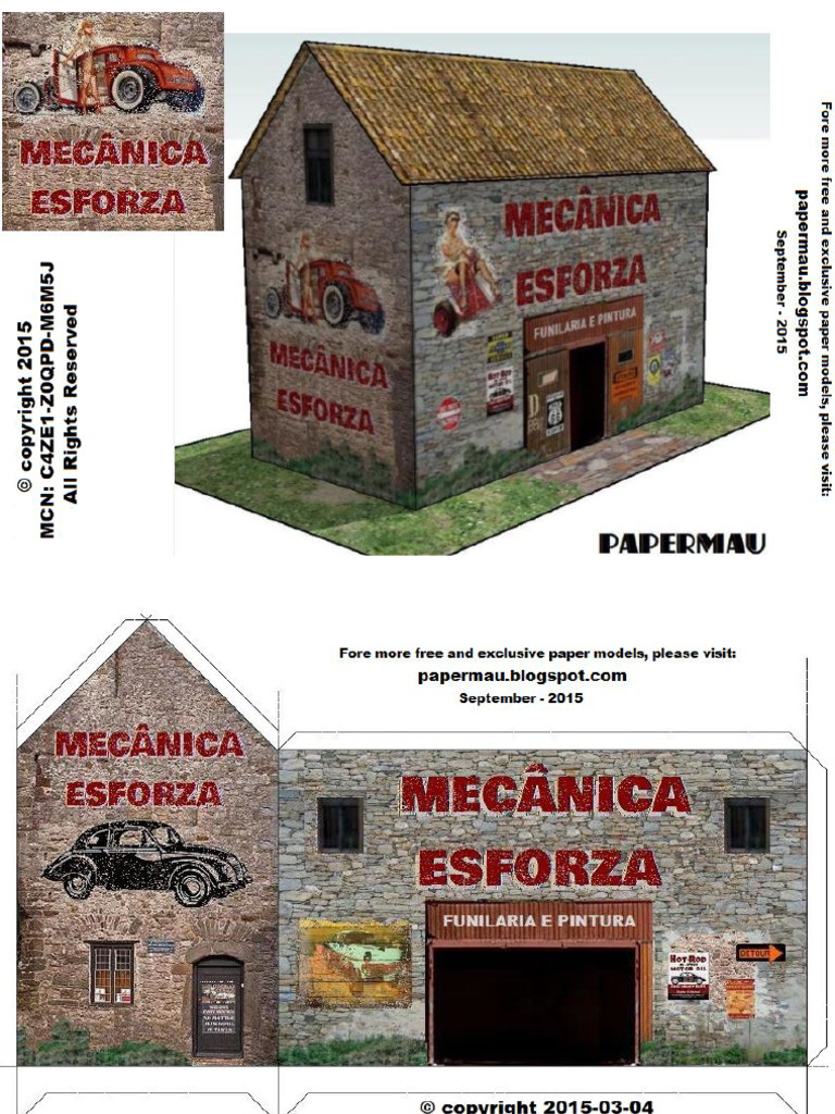 Mecaniac - Esforxa.paper - Model.by - Papermau.2015 - 2022 | PDF