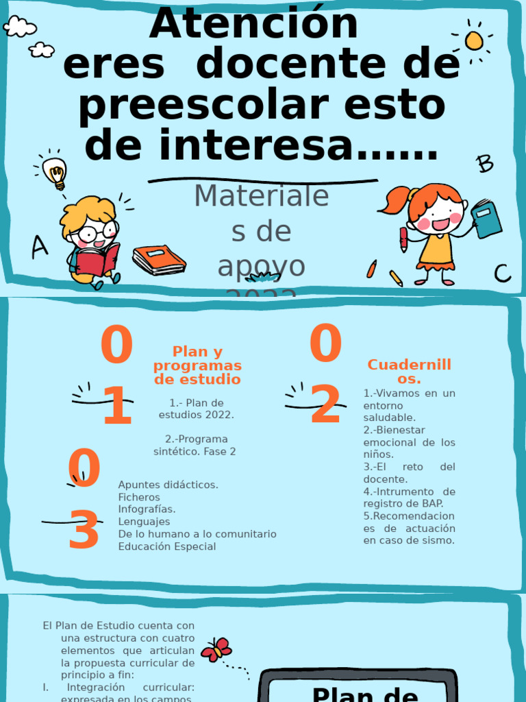 Materiales y Estrategias para Docentes de Preescolar | PDF | Educación ...