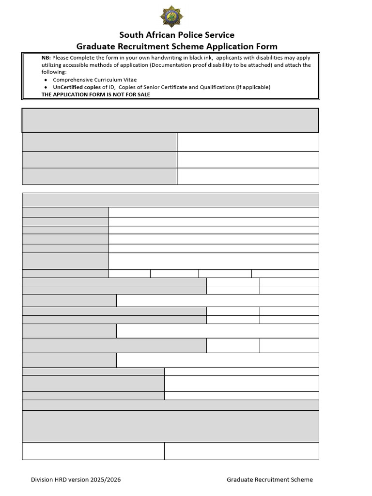 Application Form | PDF | Justice | Crime & Violence