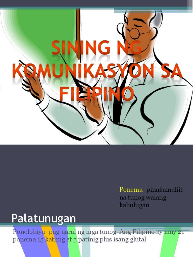 Sinig Ng Komunikasyon Sa Filipino