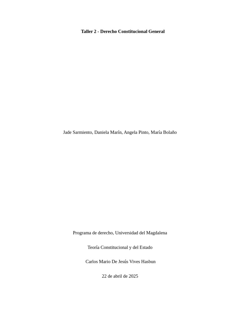 Tipos de Estado en Derecho Constitucional | PDF | Ejecutivo (gobierno ...