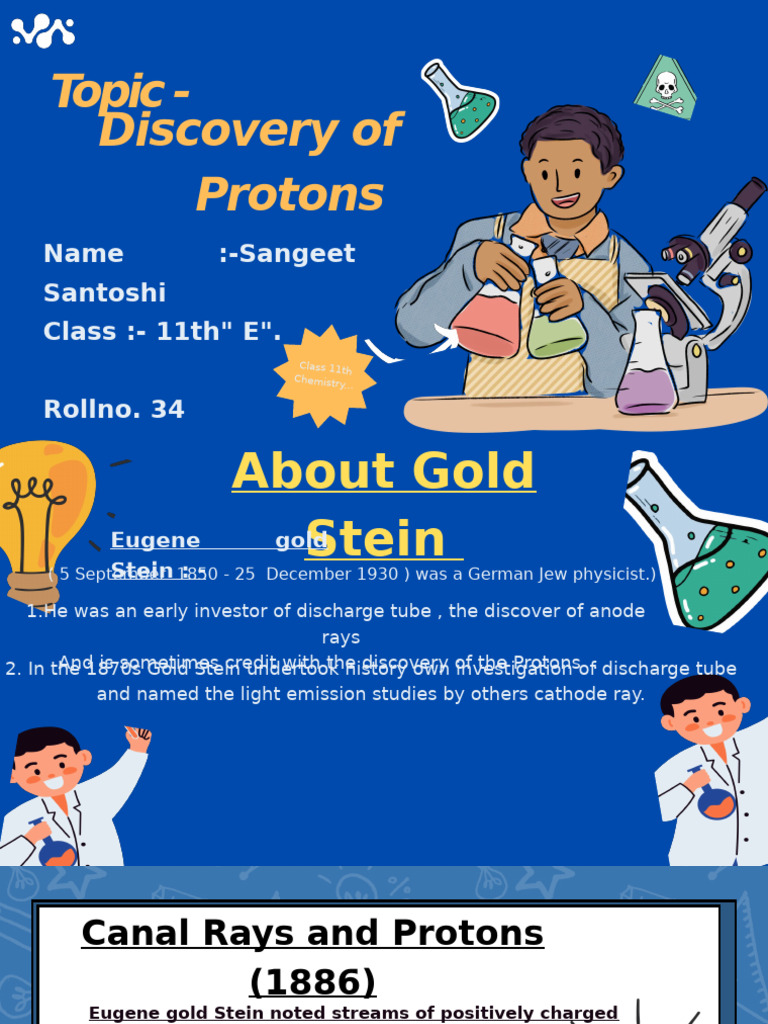 Goldstein's Discovery of Protons | PDF | Proton | Atomic Nucleus