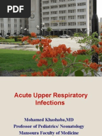 Pediatric Upper Respiratory Infections