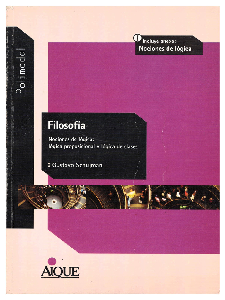 Filosofía Gustavo Schujman | PDF