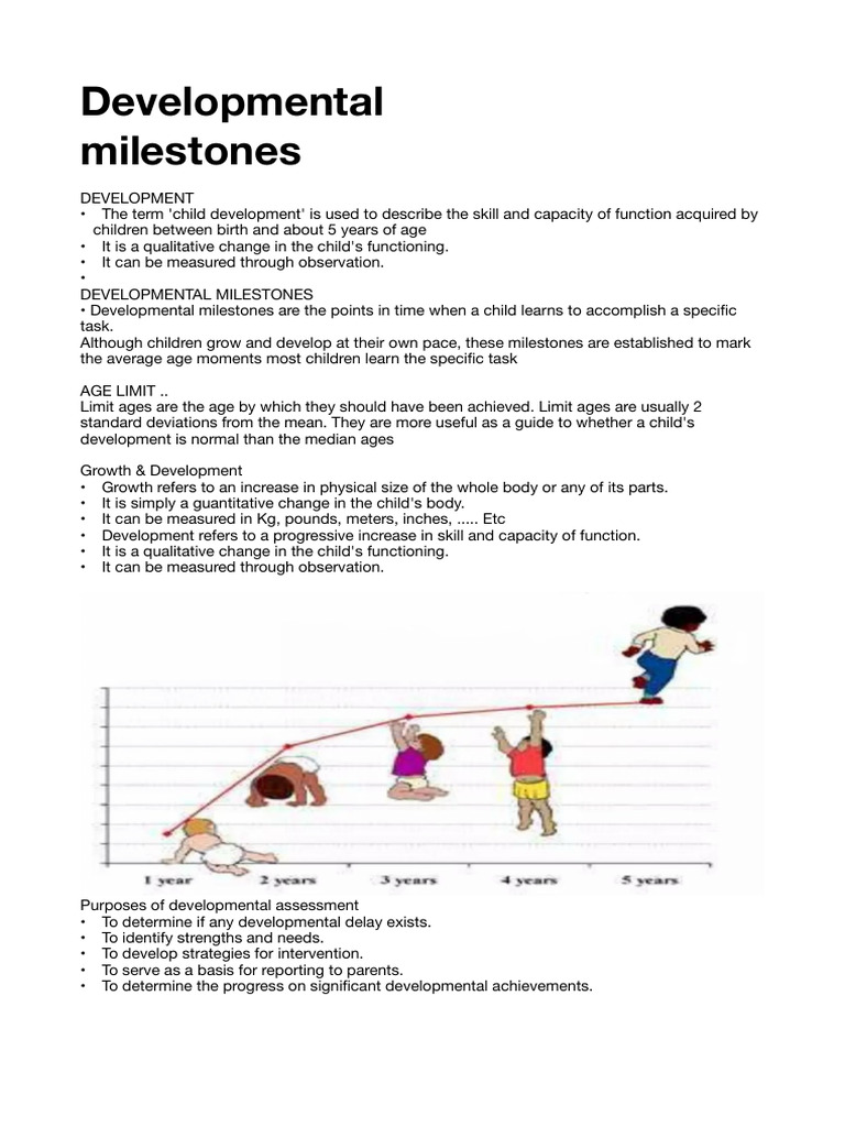 Understanding Child Development Milestones | PDF | Urinary Incontinence ...