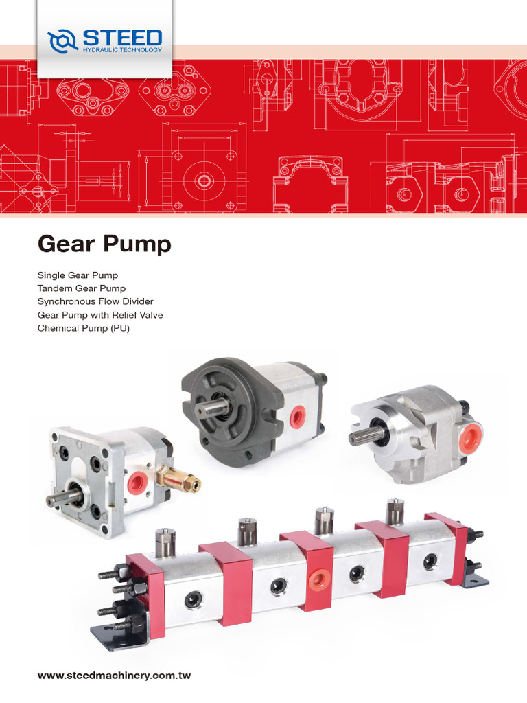 Gear Pump: Single Gear Pump Tandem Gear Pump Synchronous Flow Divider ...