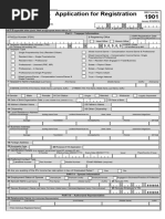 BIR Form 1903 Registration Application | PDF | Taxes | Invoice