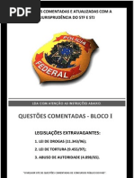 Exercicios Lei de Drogras, Hediondos Abuso de Autoridade