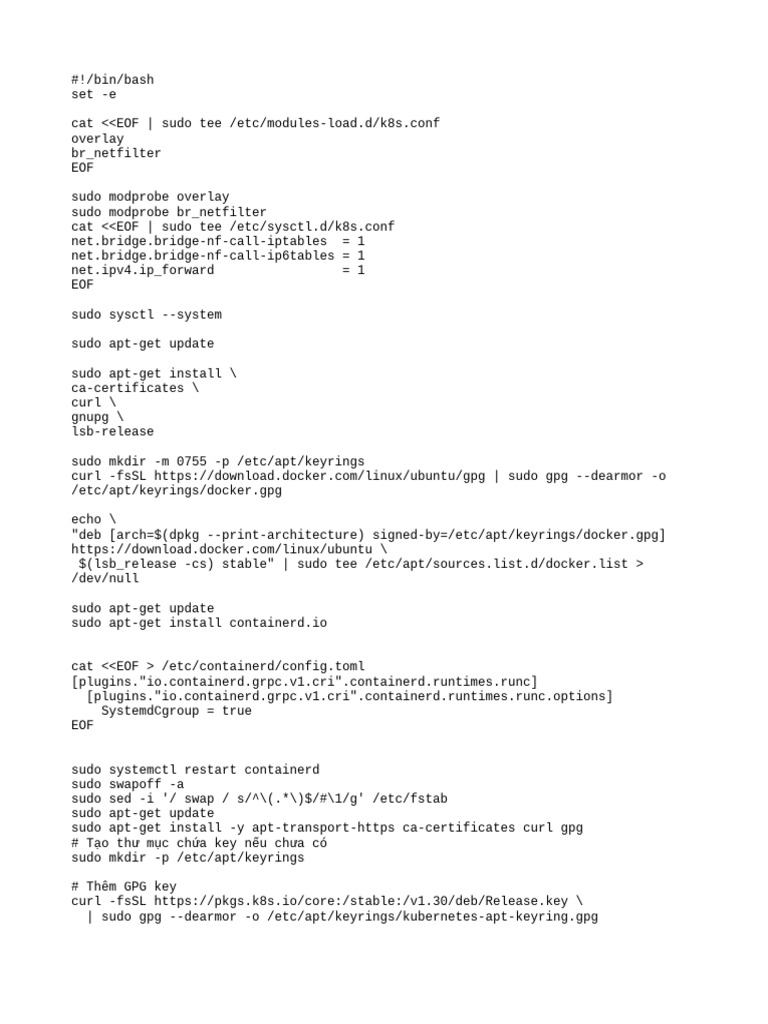 Install Kubernetes on Ubuntu Guide | PDF