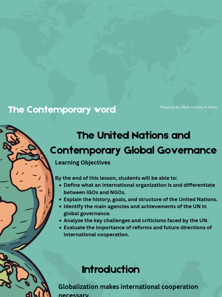 UN's Role in Global Governance Explained | PDF | United Nations ...