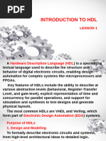 Introduction to HDL Programming | PDF | Hardware Description Language ...