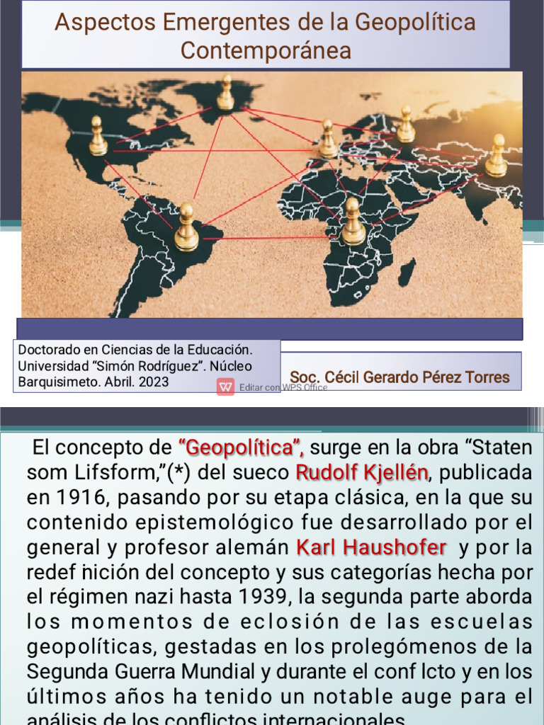 Geopolítica Contemporánea: Conflictos y Poderes | PDF | Geopolítica ...